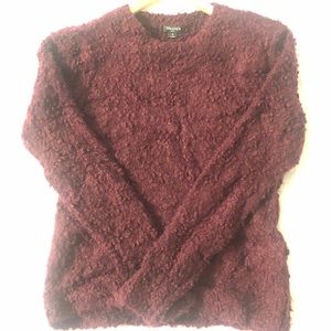 Tahari ASL crewneck textured knit sweater